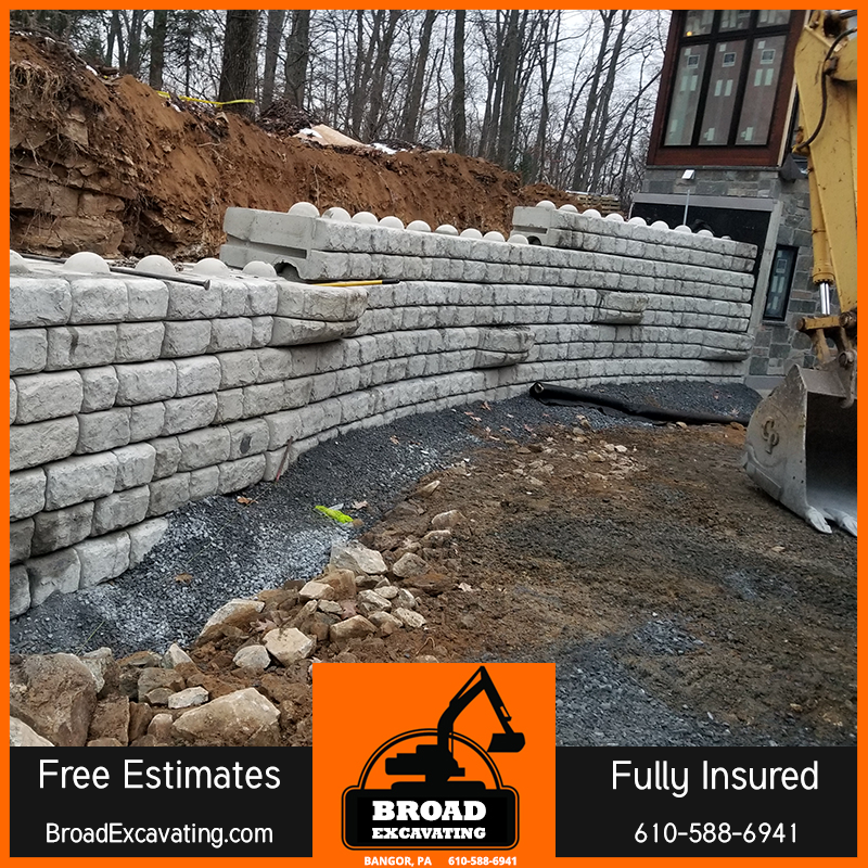 Retaining Wall option Broad Excavating
