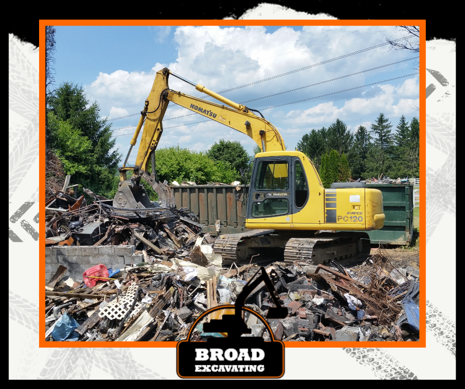 Insured & Professional Demolition Work - Broad Excavating